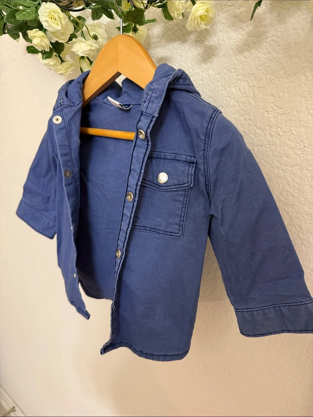 Old Navy • Hooded Utility Style Jacket in Navy Blue